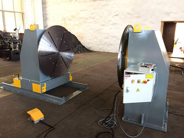 Head / Tail Stock Pipe Welding Positioners , Welding Turn Table
